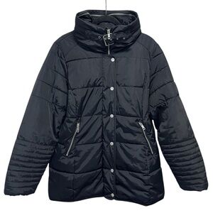 Women’s Black Puffer Jacket Size S